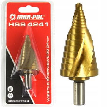 MAR-POL Spiralno HSS konusno razvrtanje smreka 20-34mm HSS4241