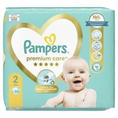 Pampers Pelene Premium Care, veličina 2 (4-8 kg), 88 pelena