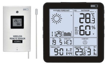 EMOS E5080 meteorološka stanica, 27 × 130 × 130 mm