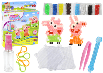 slomart Komplet vodenih perlica LEAN TOYS DIY, 8 boja