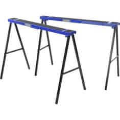 Wiltec Set od dvije metalne stolarske stolice građevinske koze do 250 kg