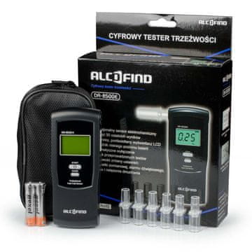Alcofind Elektrokemijski alkotest DA 8500E + usnici
