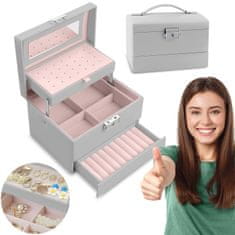 Massido Kutija za nakit MS-704 - siva