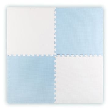 Ricokids velika pjenasta podloga za slagalice 60x60 cm 4 komada plavo-bijela