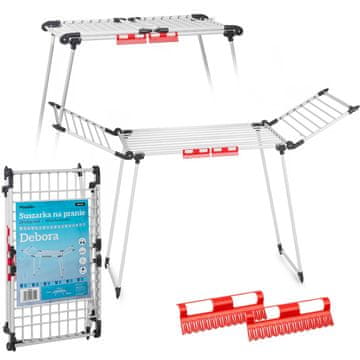 Massido Debora stojna sklopiva sušilica rublja bijela 19 m