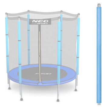 Neo-Sport Gornji stup za trampolin s vanjskom mrežom 1,4 m plavi