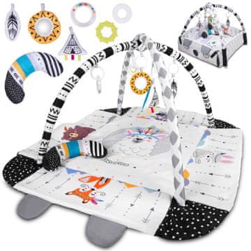 Ricokids Interaktivna edukativna prostirka 110 x 100 cm Boho