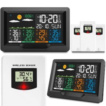 Berdsen Meteorološka stanica s zaslonom BD-904 crna