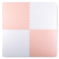 Ricokids velika pjenasta podloga za slaganje 60x60 cm 4 komada boje breskve i bijele