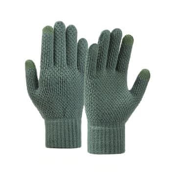 MG Winter rukavice za upravljanje dodirnim uređajima, zeleno