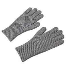 MG Finger Cutouts rukavice za upravljanje dodirnim uređajima, siva