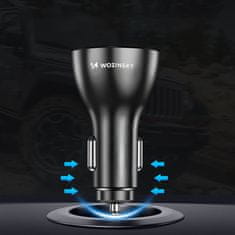 MG WCCAW auto punjač 4x USB 50W QC, bijela