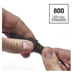EMOS D1CW02 Classic Connection String Osnovni set - ledene svijeće, 2,5 m, vanjska, topla bijela, mjerač vremena