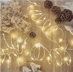 EMOS D3AW16 LED božićne lampice, 16 m, vanjske i unutarnje, topla bijela, mjerač vremena