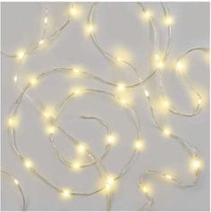 D3AW16 LED božićne lampice, 16 m, vanjske i unutarnje, topla bijela, mjerač vremena