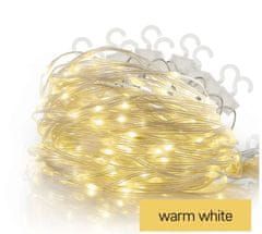 EMOS D3CW02 LED božićne lampice– ledene svijeće, 2,9 m, vanjske i unutarnje, topla bijela