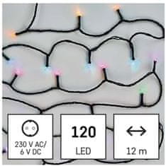 EMOS D4ZR02 GoSmart LED božićne lampice, 12 m, vanjske i unutarnje, RGB