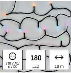 EMOS D4ZR03 GoSmart LED božićne lampice, 18 m, vanjske i unutarnje, RGB