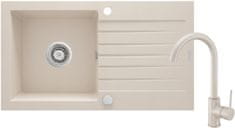 ZORBA ZQZV 5113 set granitni sudoper + armatura