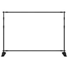 Vidaxl Stalci za pozadinu 2 kom crni 305 x 243 cm čelični