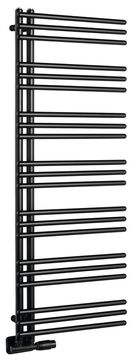 AQUALINE Čelični Radijator POSEIDON 550x1340mm, Crni Mat završetak