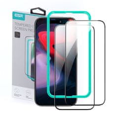 ESR Screen Protector 2x zaštitno staklo za iPhone 15 Pro, crno