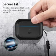 ESR Orbit Halolock MagSafe maska za Apple Airpods Pro 1 / 2, crno