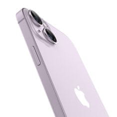 Spigen Ez Fit Optik 2x zaštitno staklo za kameru za iPhone 14 / 14 Plus / 15 / 15 Plus, ljubičasta