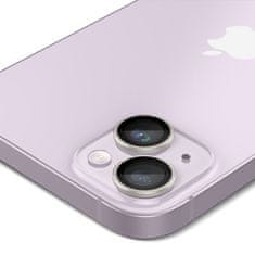 Spigen Ez Fit Optik 2x zaštitno staklo za kameru za iPhone 14 / 14 Plus / 15 / 15 Plus, ljubičasta