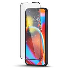 Spigen Slim HD zaštitno staklo za iPhone 13 Pro Max / 14 Plus / 15 Plus, crno