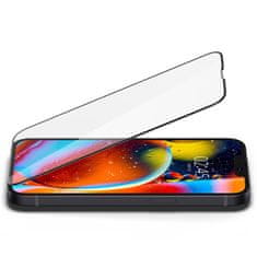 Spigen Slim HD zaštitno staklo za iPhone 13 Pro Max / 14 Plus / 15 Plus, crno