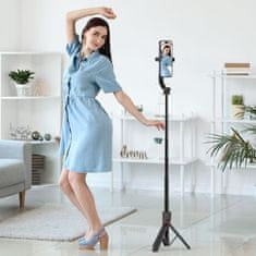 Tech-protect L04S bežični MagSafe selfie stick, crno