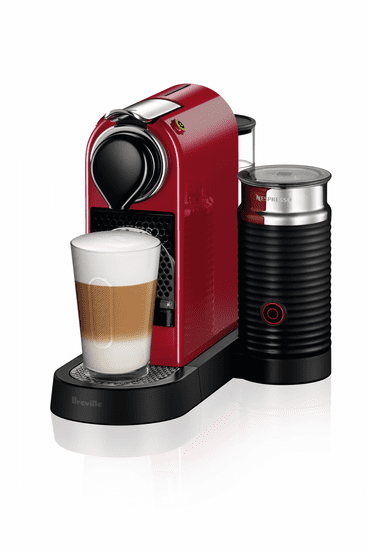 Nespresso Citiz&Milk aparat za kavu, crvena