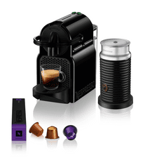 Nespresso Inissia aparat za kavu + Aeroccino, crna