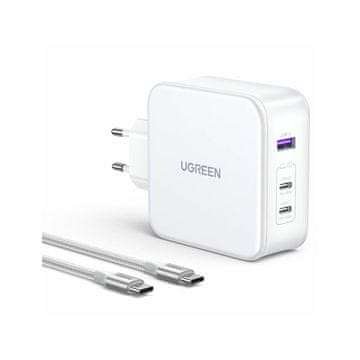 Ugreen CD289 Nexode 3-PortPD GaN 140W punjač, ​​bijela (15339)