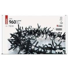 EMOS D4BC05 LED božićne lampice, 7,2 m, hladno bijela