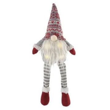 EMOS DCFW03 LED božićni vilenjak koji sjedi, 27 cm, toplo bijela