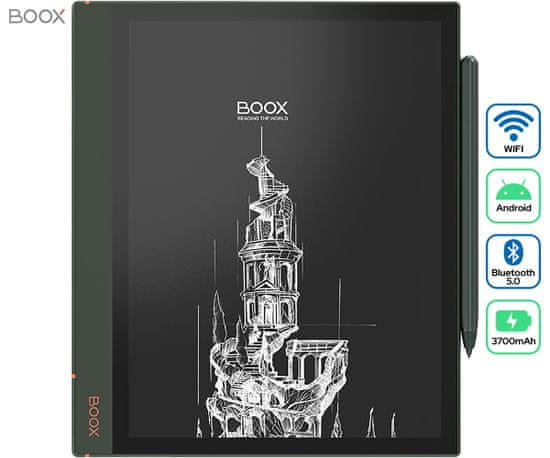 Onyx Boox Note Air2 Plus e-čitač , 10,3, Android 11, 4GB RAM, 64GB ROM, Wi-Fi, Bluetooth 5.0, USB-C, crno-zeleni