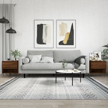 Vidaxl Klub stolići, set od 2, smeđi hrast, 50x46x50 cm