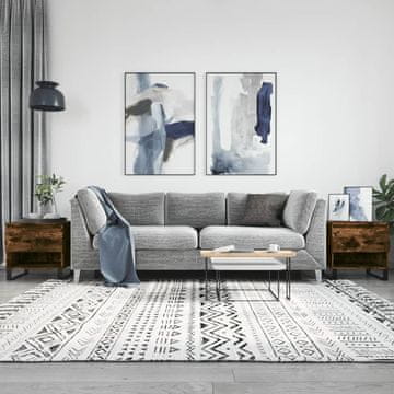 Vidaxl Klub stolići, set od 2, dimljeni hrast, 50x46x50 cm