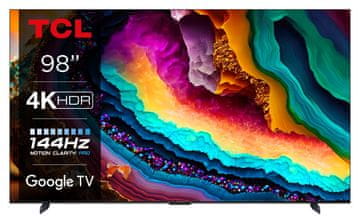 TCL 98P745 4K UHD TV, Google TV - otvorena ambalaža