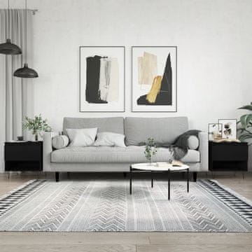 Vidaxl Klub stolići, set od 2, crni, 50x46x50 cm