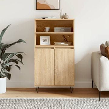 Vidaxl Visoki ormarić Sonoma hrast 60x36x110 cm