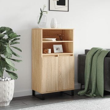 Vidaxl Visoki ormarić Sonoma hrast 60x36x110 cm