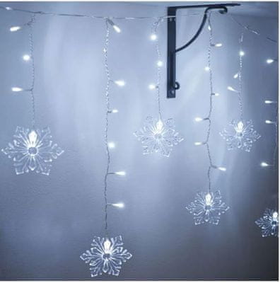 DCGW13 LED božićna zavjesa – pahuljice