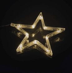 EMOS DCGW14 LED božićna zavjesa - 7 zvjezdica, 67 x 125 cm, toplo bijela