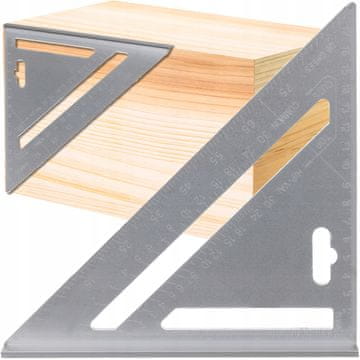 Bigstern Alu stolarski kut 4mm 185x185x260mm