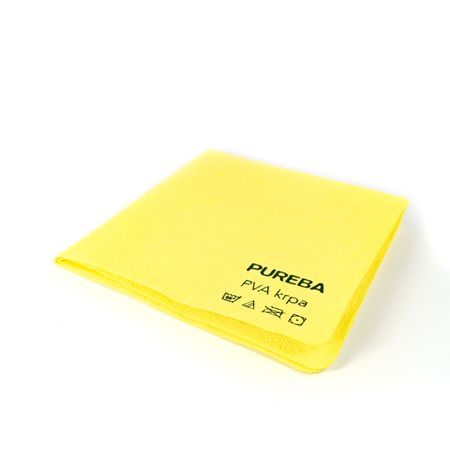  Pureba netkana PVA krpa od mikrovlakana, žuta, 35 x 38 cm, 3/1