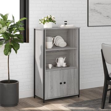 Vidaxl Ormarić, sivi hrast sonoma, 62x32x103,5 cm, materijal na bazi drva