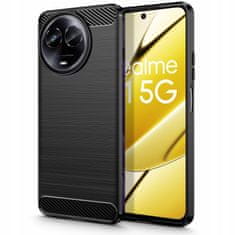 Tech-protect Carbon maska za Realme 11 5G, crno